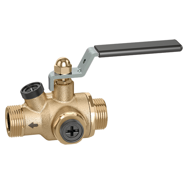 Caleffi Keerklep Met Ingebouwde Afsluiter - Dn 20 - 3/4"M - Pmax 10 Bar