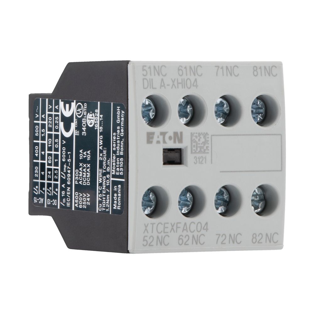 Eaton Dila-Xhi04 Hulpcontactblok 4Xv - Afbeelding 6