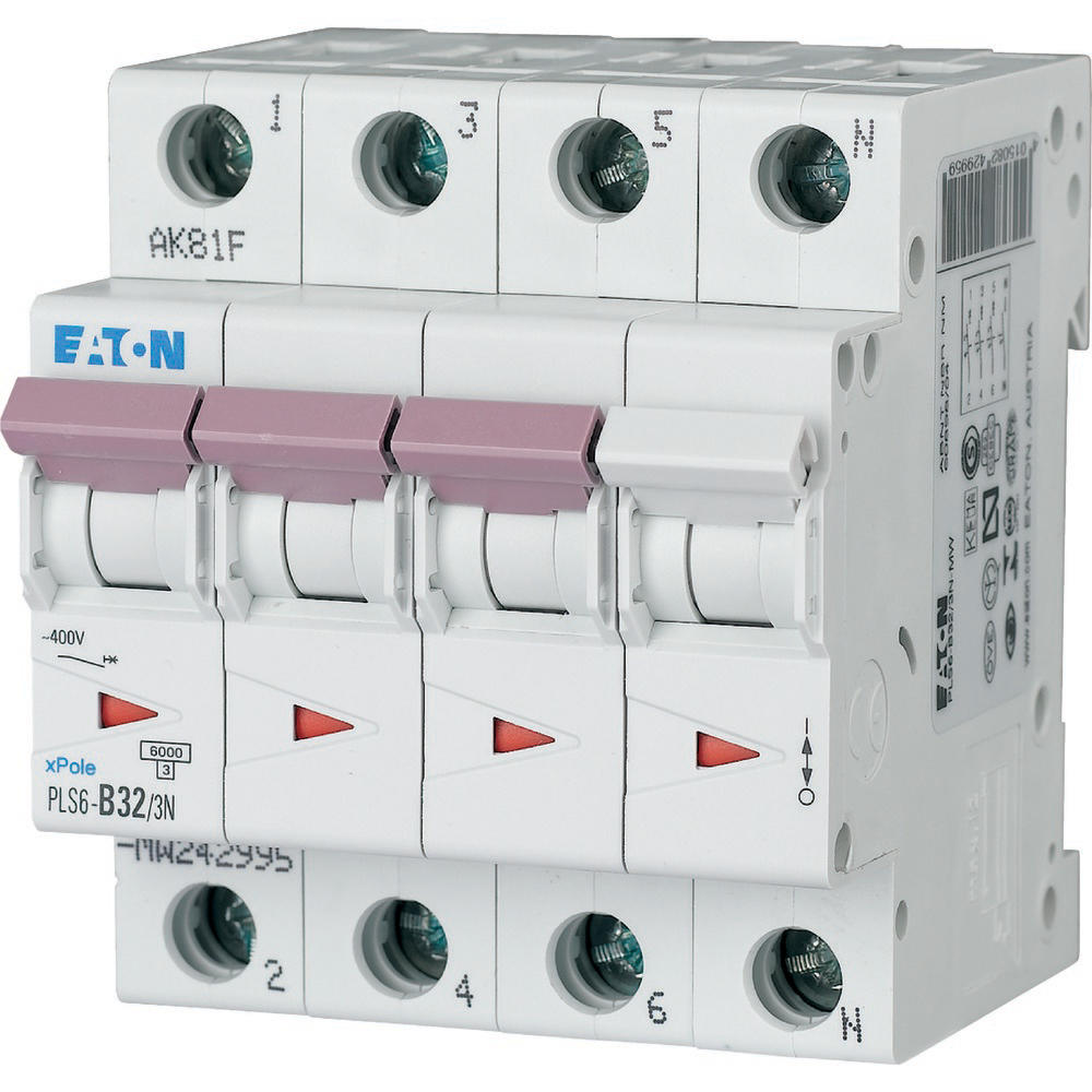 Eaton Automaat B32A 3P+N 6Ka