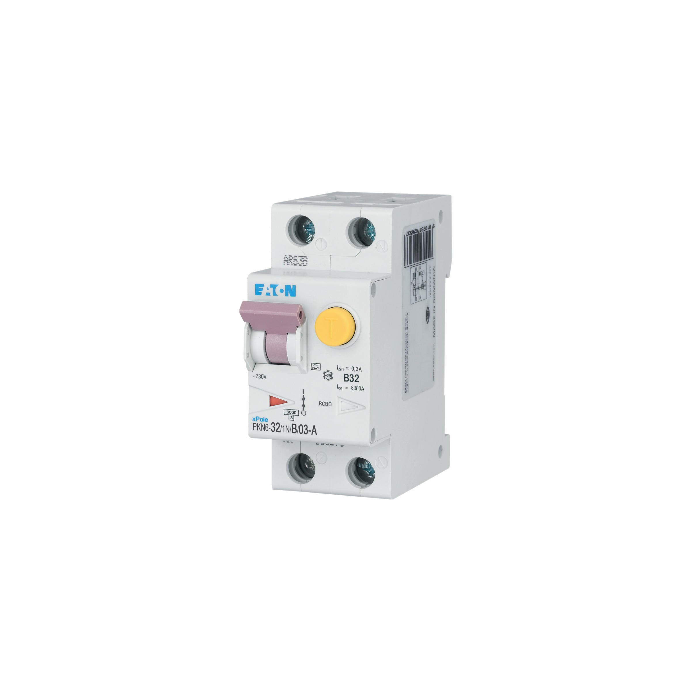 Eaton Aardlekautomaat B32A 1P+N 300Ma 6Ka - Afbeelding 2