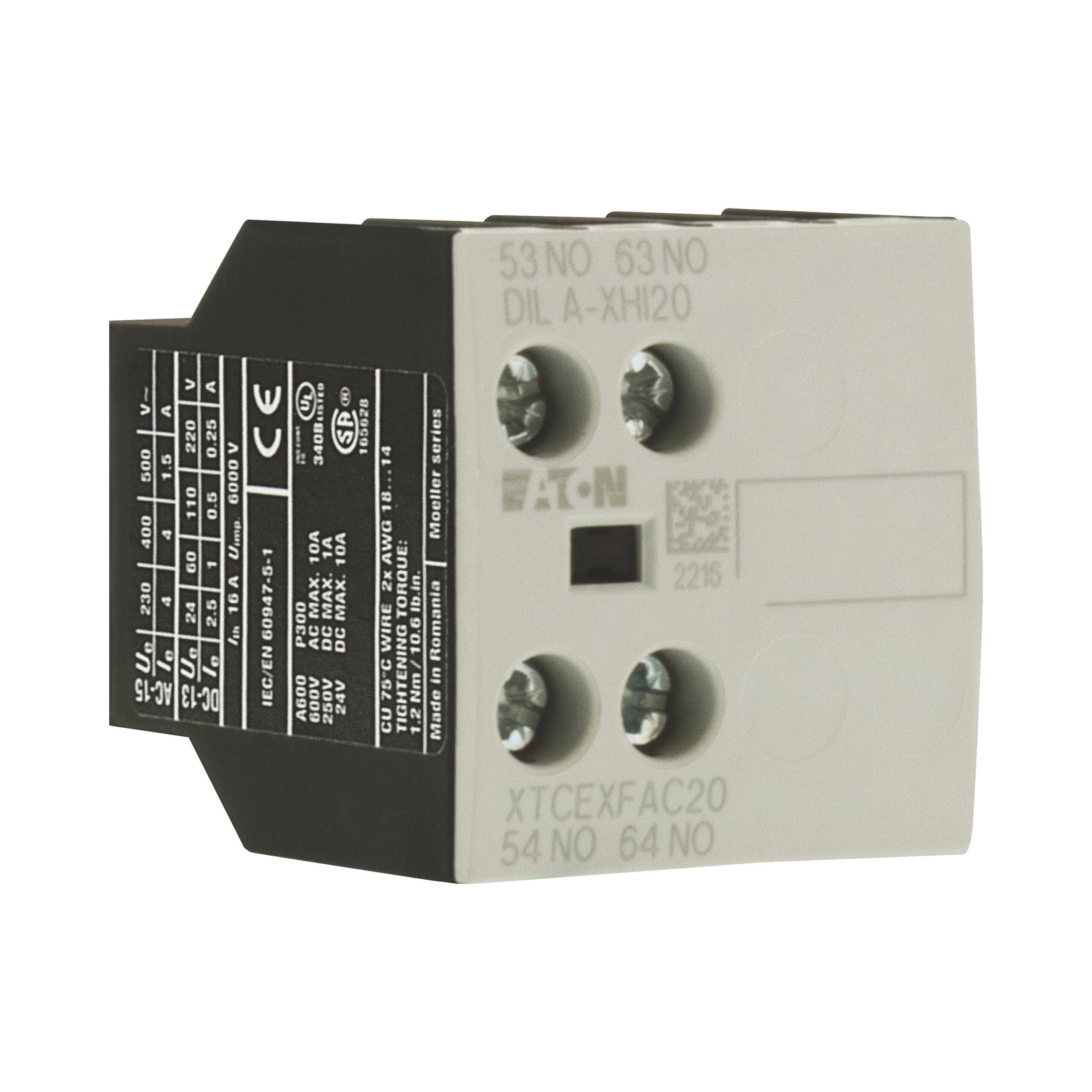 Eaton Dila-Xhi20 Hulpcontactblok 2Xm - Afbeelding 6