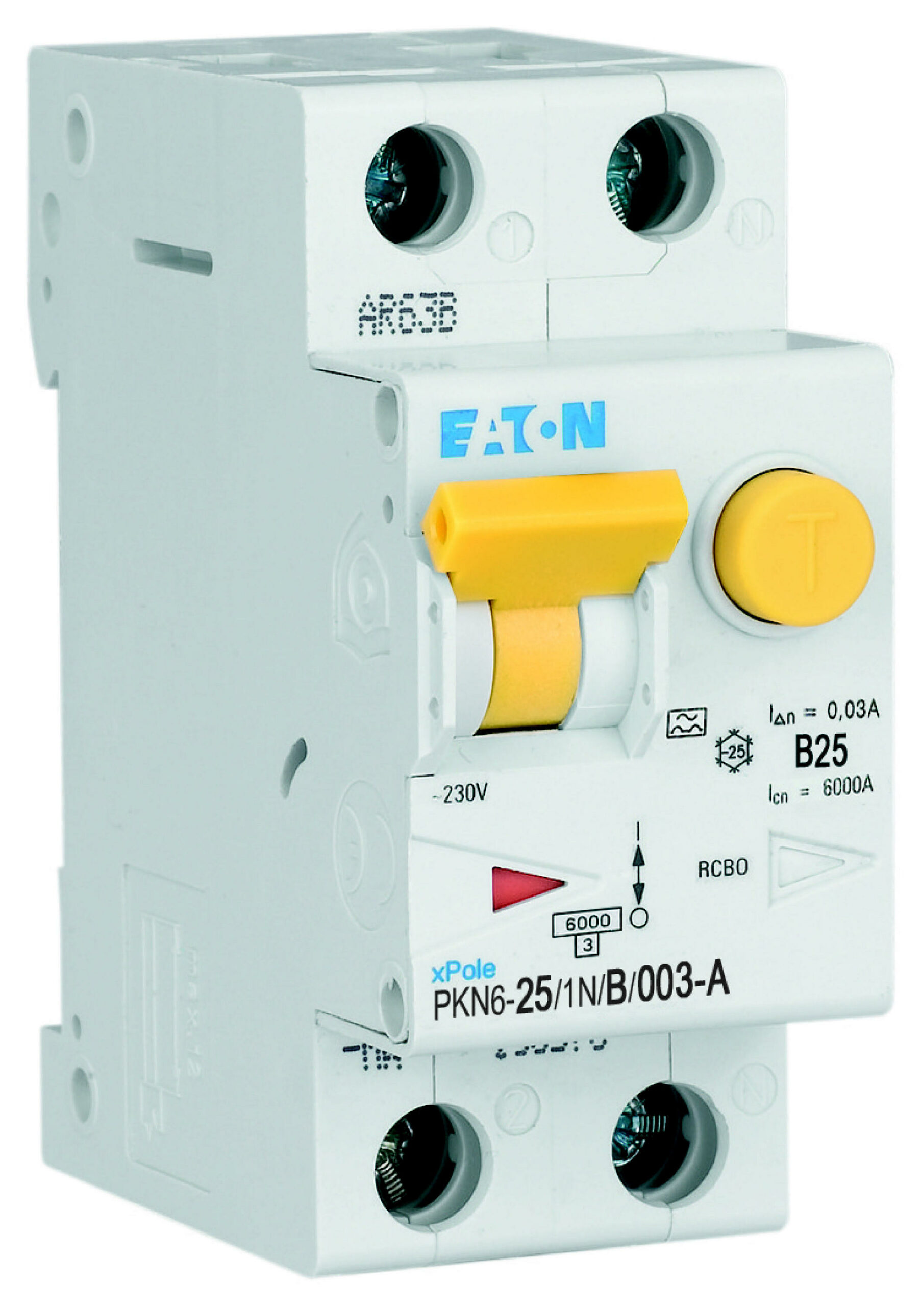 Eaton Aardlekautomaat B25A 1P+N 30Ma 6Ka - Afbeelding 2