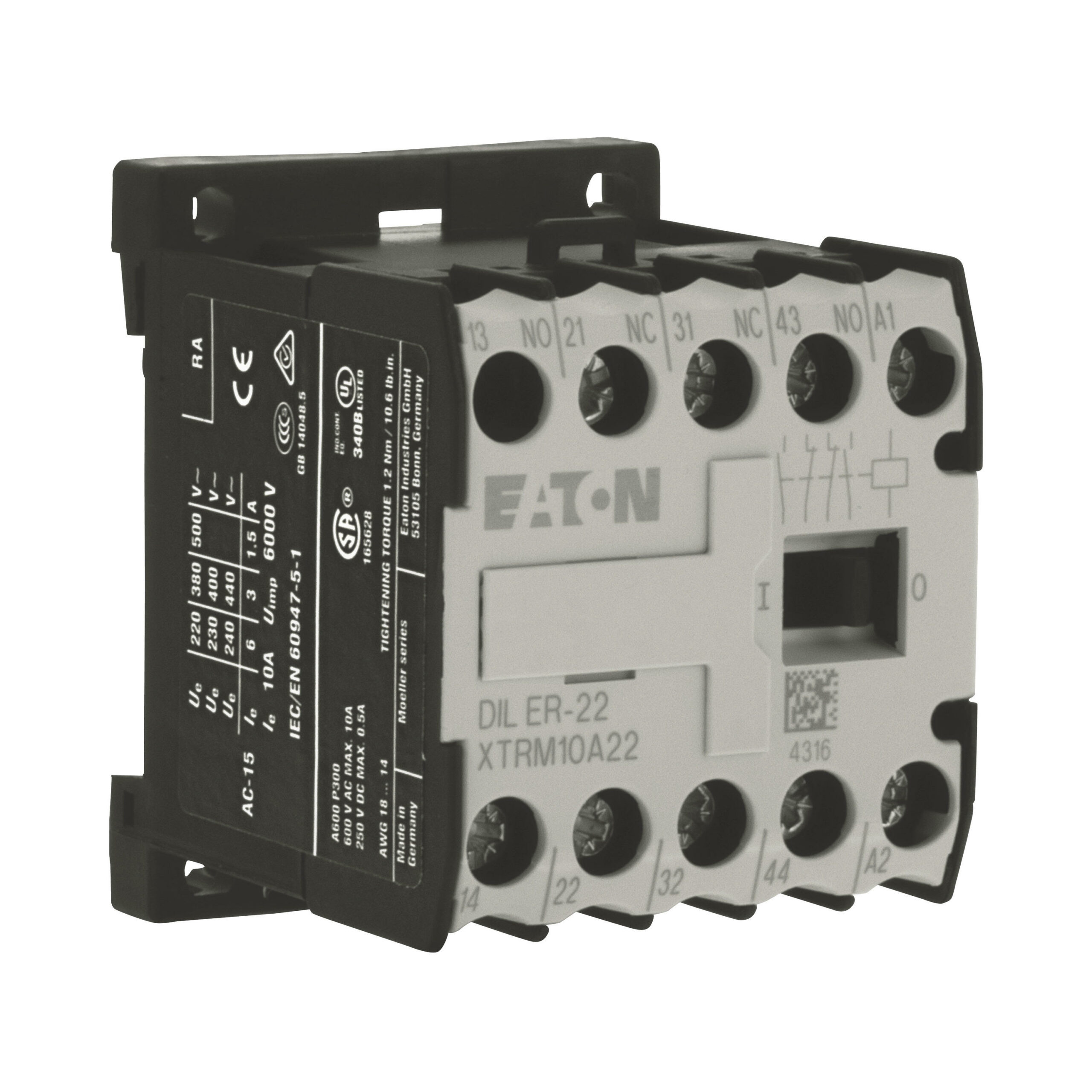 Eaton Diler-22(24V50Hz) Mini Hulprelais 10A 2Xm 2Xv - Afbeelding 3