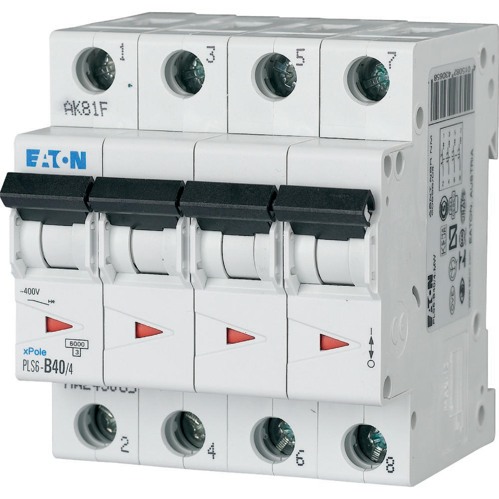 Eaton Automaat C40A 3P+N 6Ka