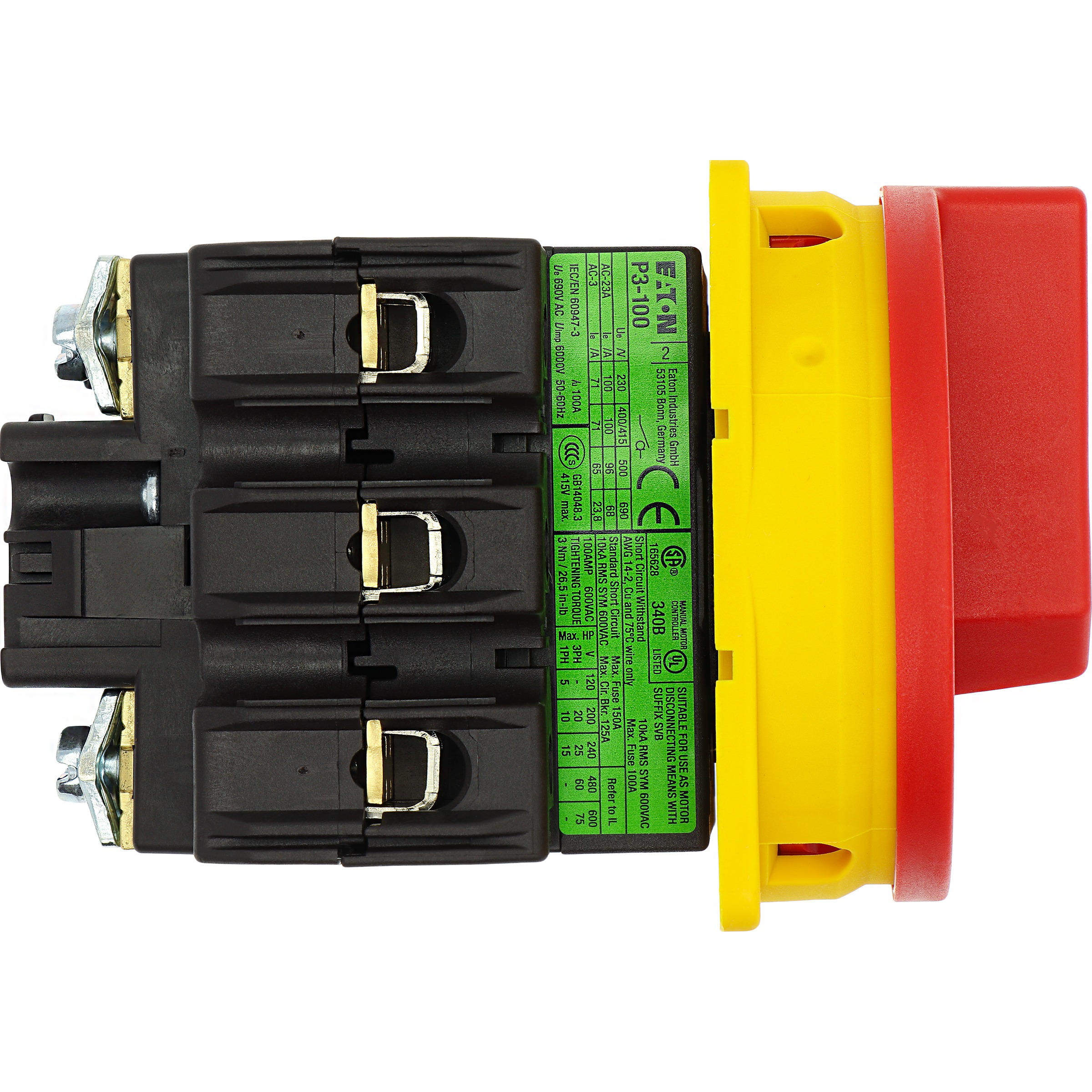 Eaton P3-100/Ea/Svb 100A 3P Paneel Inbouw Hoofdschakelaar - Afbeelding 9
