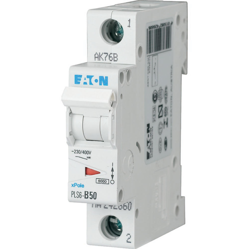 Eaton Automaat C50A 1P 6Ka --> Let Op 1-Polig
