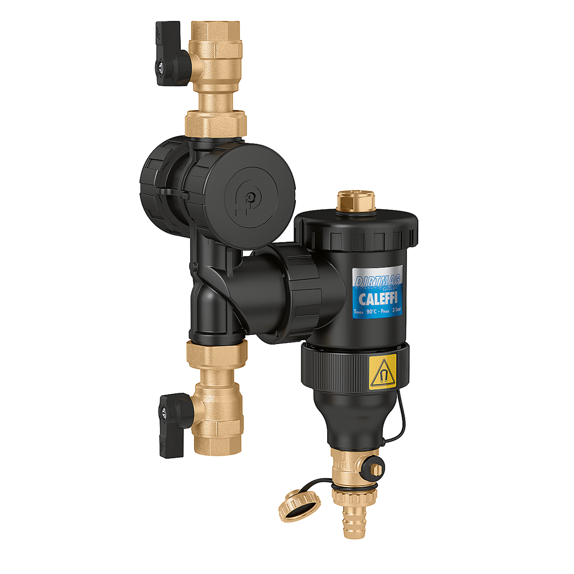 Caleffi Multifunctionele Vuilafscheider Met Magneet + Filter Dirtmagplus® 1"