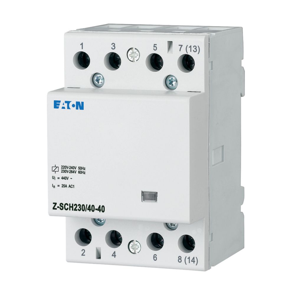 Eaton Magneet Schakelaar 40A 4P 230V 4X Maak Cont. 2Mod - Afbeelding 2