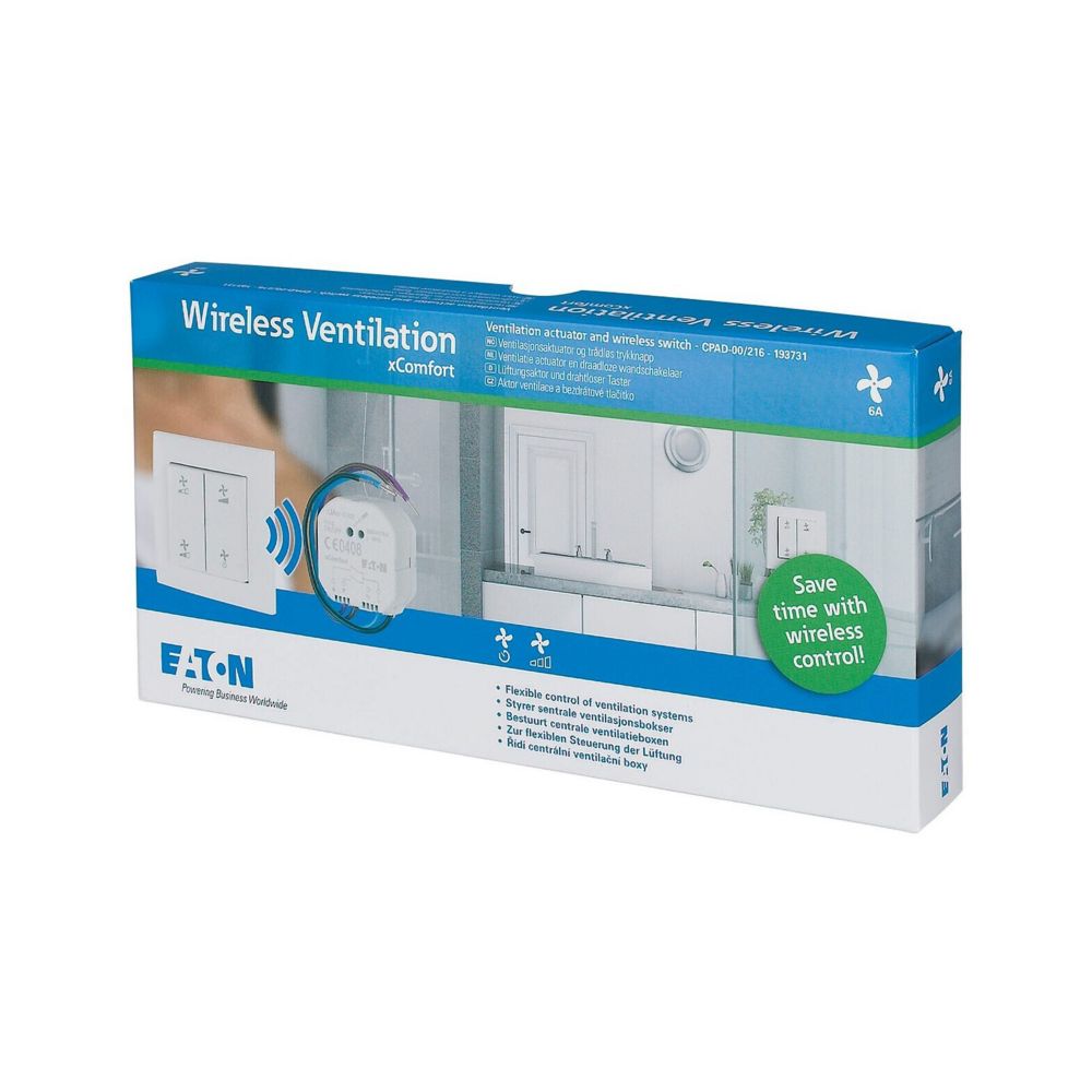 Eaton Ventilatieactor En Draadloze Wandschakelaar Set - Afbeelding 4