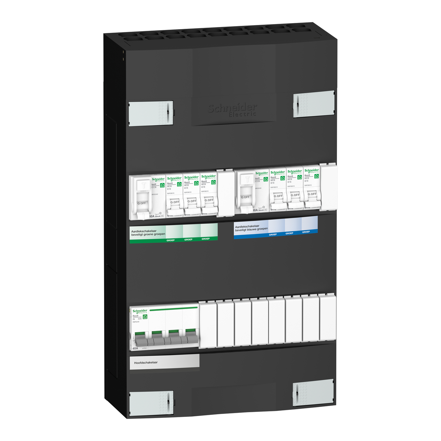 Schneider Electric Groepenkast 6Gr 3F 2Rij 2Als - Afbeelding 5