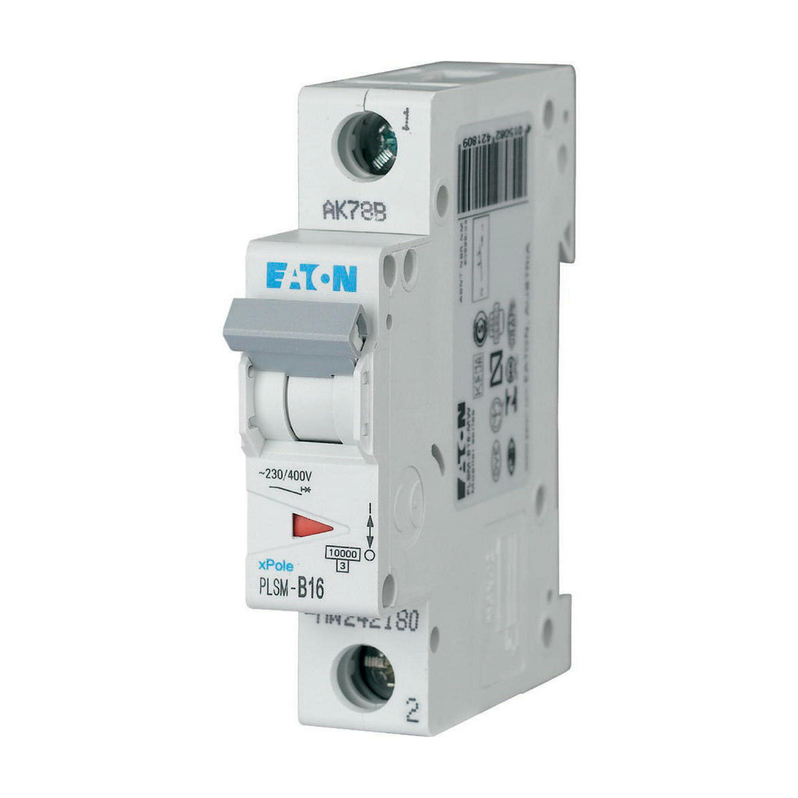 Eaton Installatie Automaat (Mcb) Plsm 16A 1P D-Kar. 10Ka