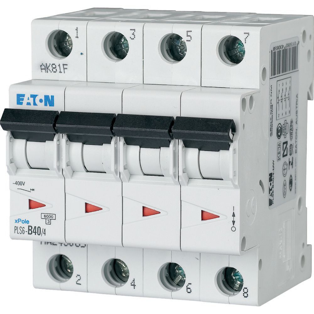 Eaton Automaat C40A 3P+N 6Ka - Afbeelding 2