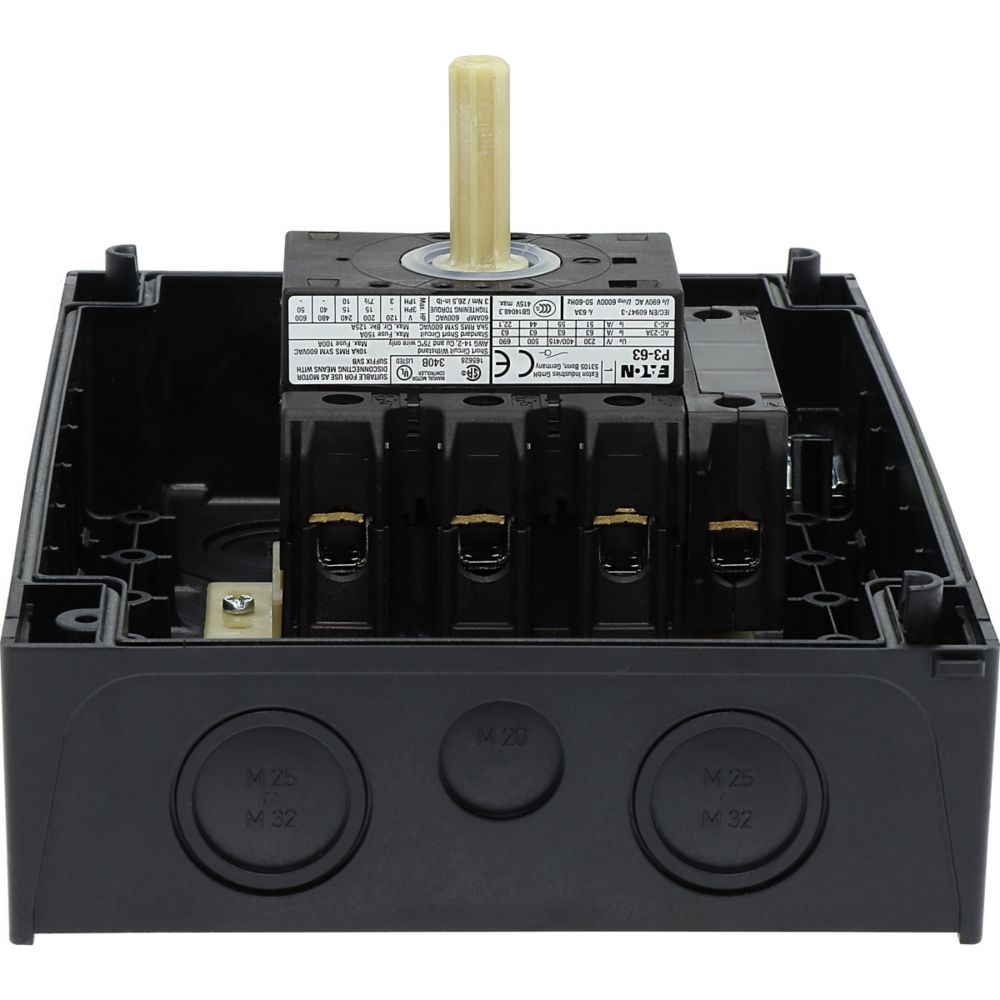 Eaton Werkschakelaar 63A 3P + N Opbouw Front: Ip65 - Afbeelding 14