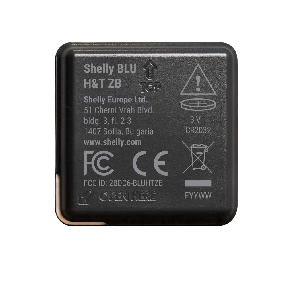 Shelly Bluetooth H&T ZB Zwart - SBHT-203C-B - Afbeelding 4