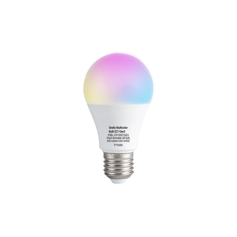 Shelly Multicolor Bulb E27 Gen3 - S3BL-C010007AEU