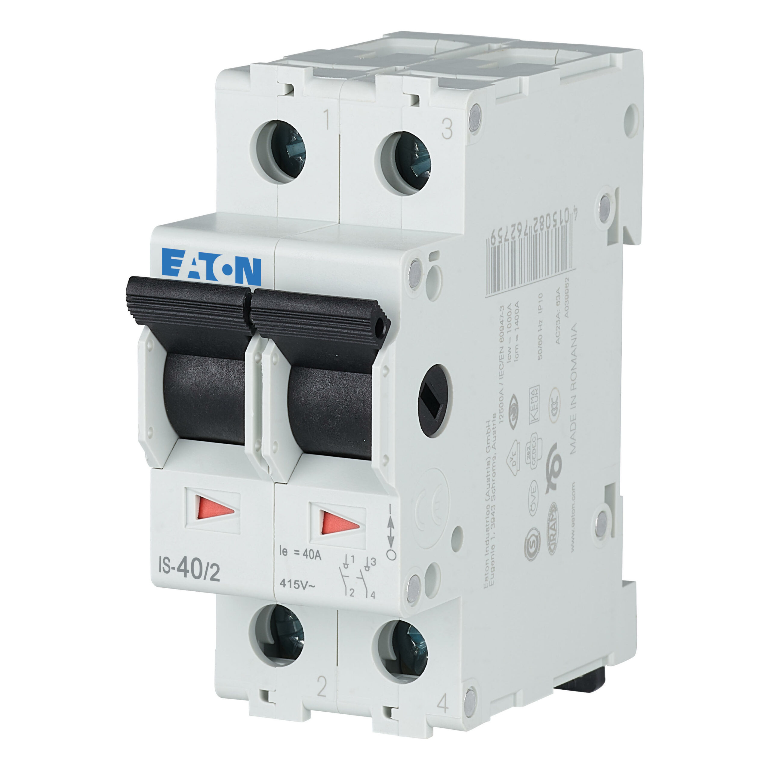 Eaton Hoofdschakelaar 40A 2P - Afbeelding 2