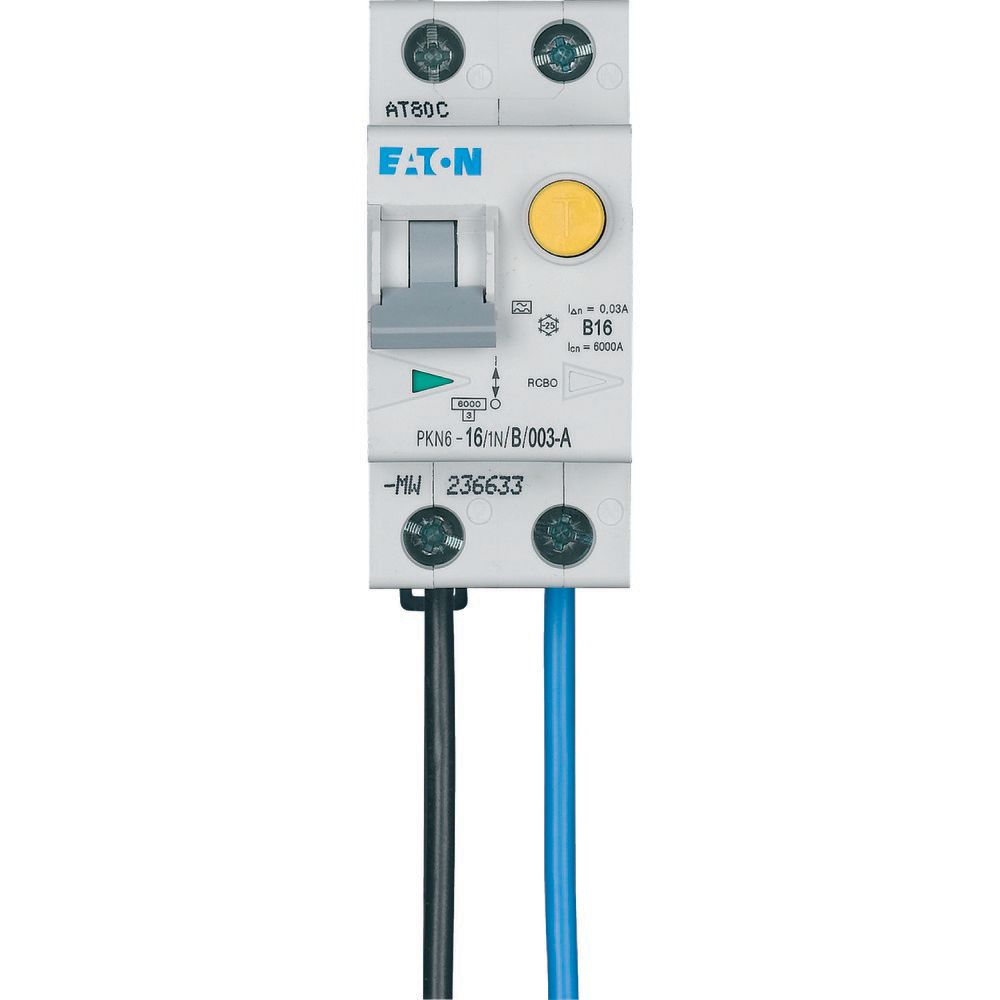 Eaton Aardlek.aut 6Ka 1P+N 16A B-Kar 30Ma Flex Onder - Afbeelding 2