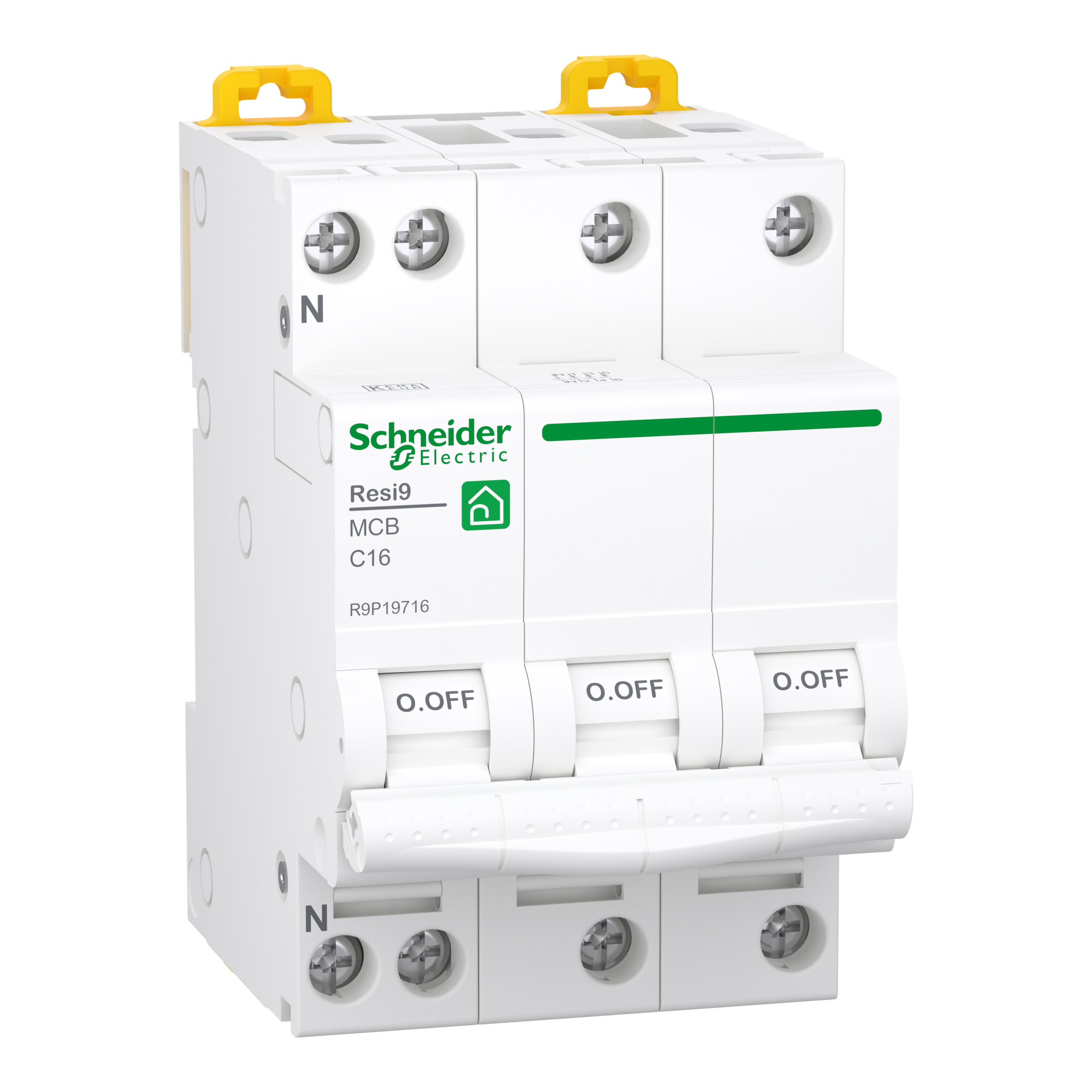 Schneider Electric Automaat 3P+N C16 6Ka - Resi9