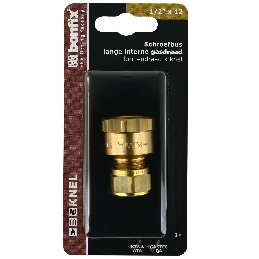 BONFIX Blister Schroefbus 1/2" binnendraad x 12 mm