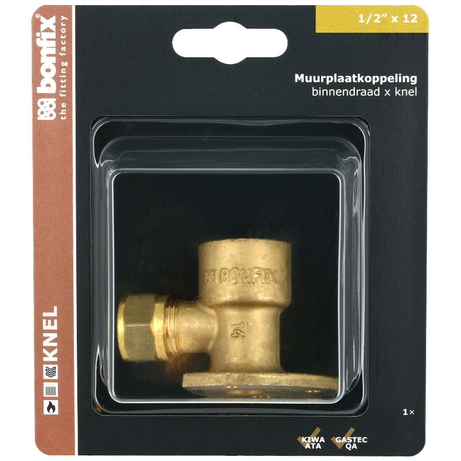 BONFIX Blister Muurplaat 1/2" binnendraad x 12 mm