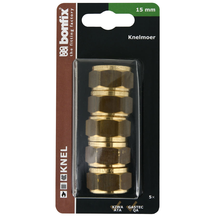 BONFIX Blister Knelmoer 15 mm 5 stuks