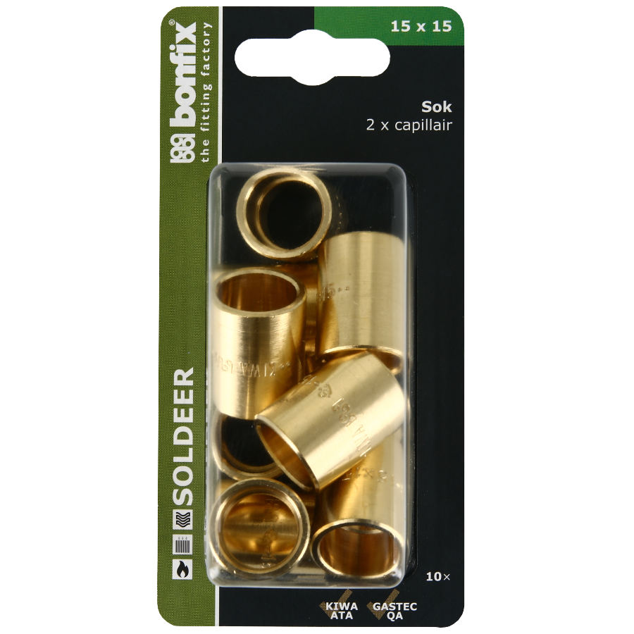 BONFIX Blister Cap sok 15 x 15 mm 10 stuks