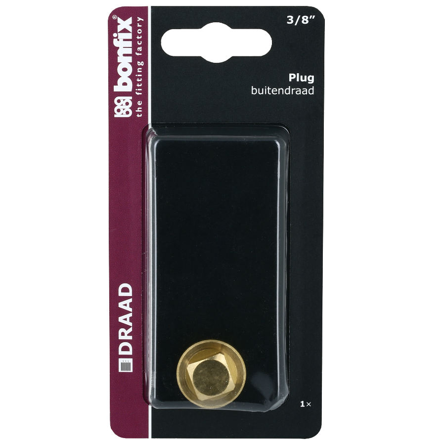 BONFIX Blister Plug met vierkant 3/8"