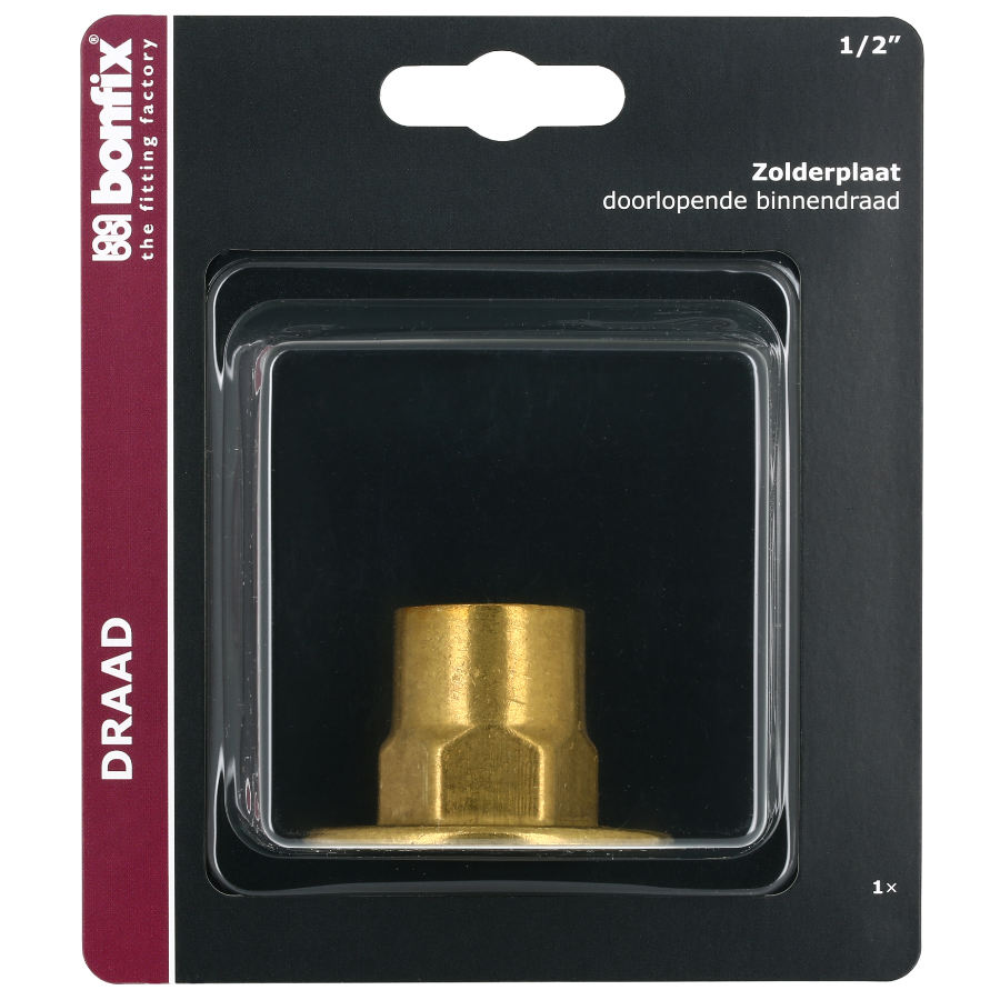 BONFIX Blister Zolderplaat 1/2" binnendraad