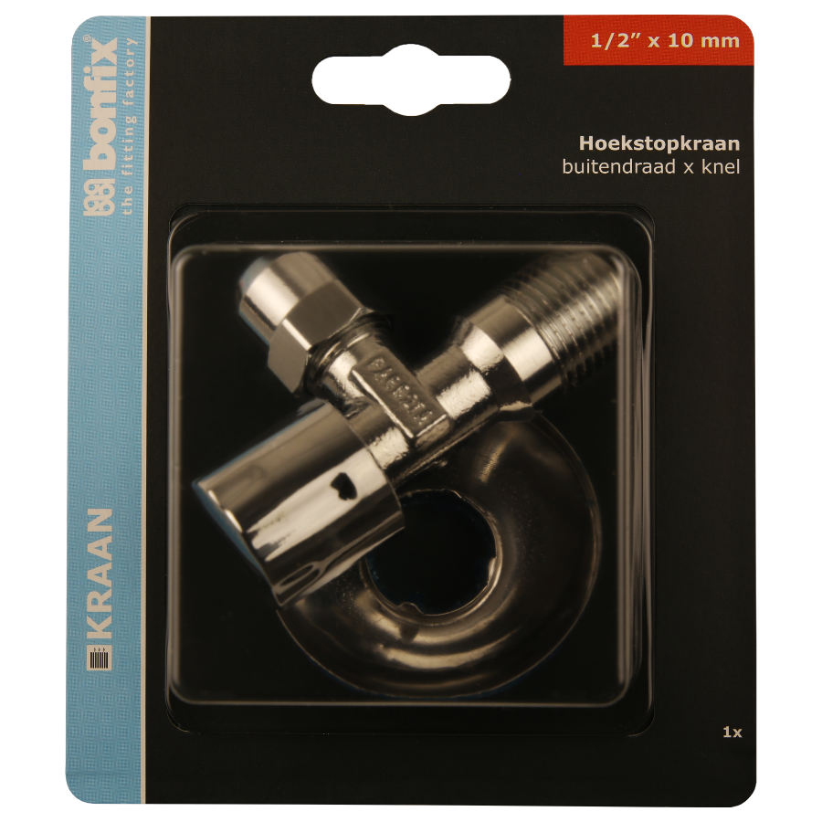 BONFIX Blister hoekstopkraan 1/2 x 10 mm