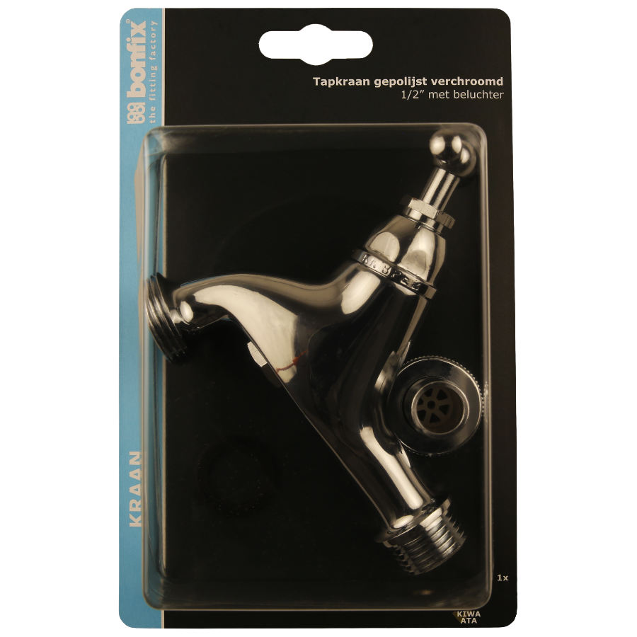 BONFIX Blister tapkraan 1/2 met beluchter