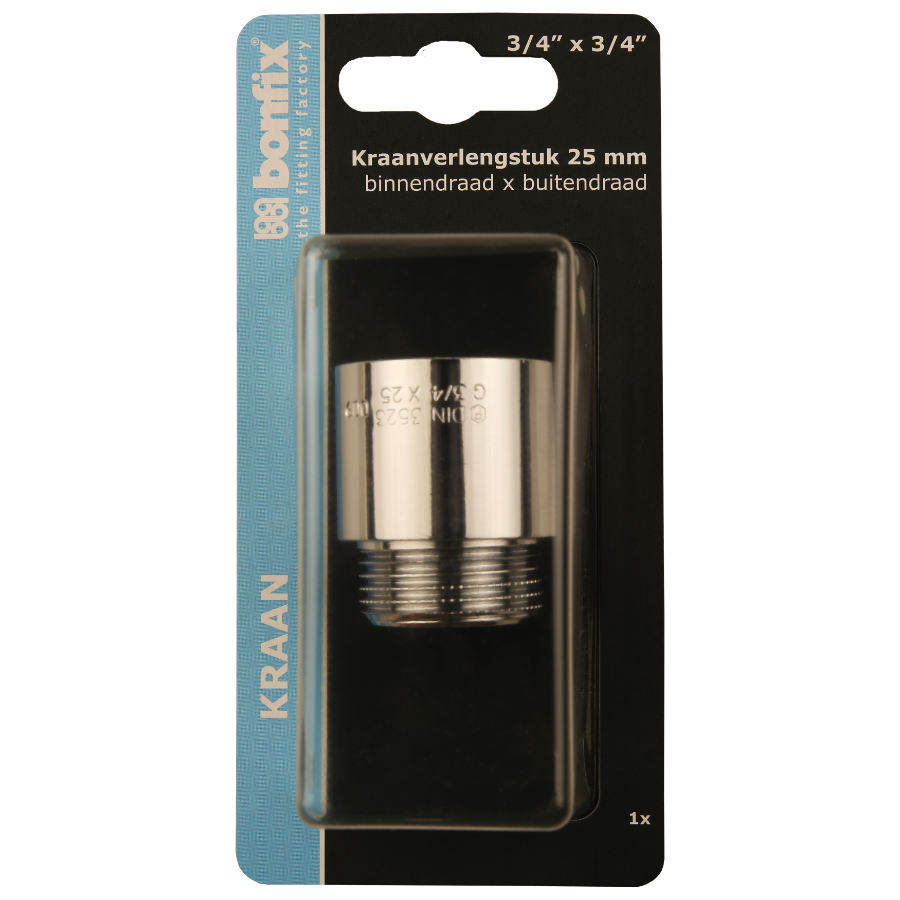 BONFIX Blister kraanverlengstuk 3/4bi x 3/4bu 25mm