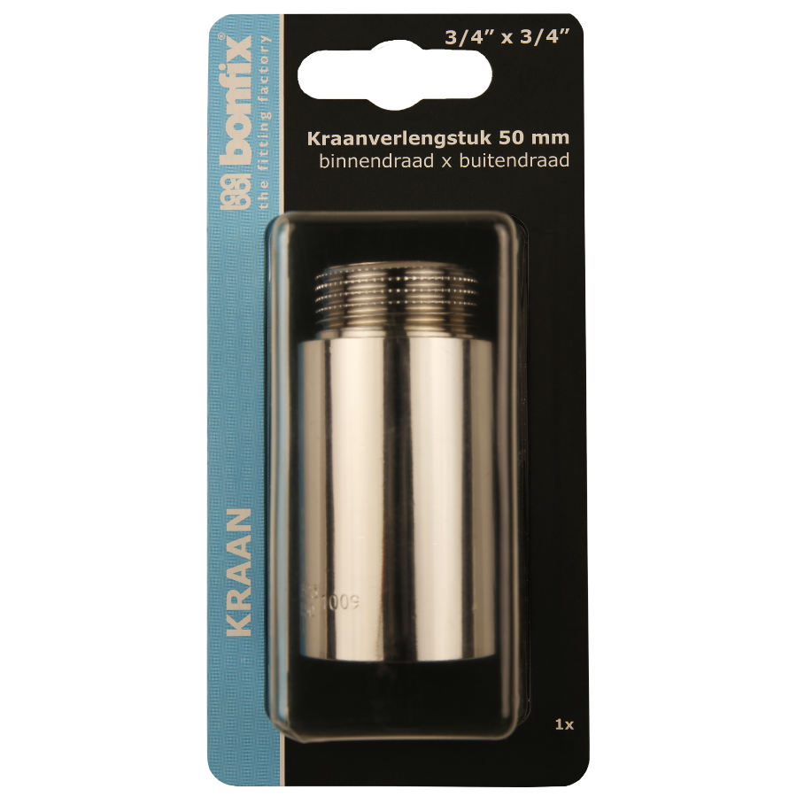 BONFIX Blister kraanverlengstuk 3/4bi x 3/4bu 50mm