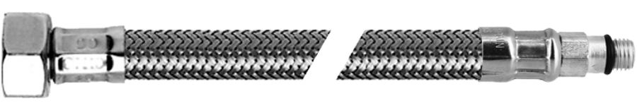 BONFIX Blister RVS Flexibele slang 35 cm 3/8" bi x M8 kort