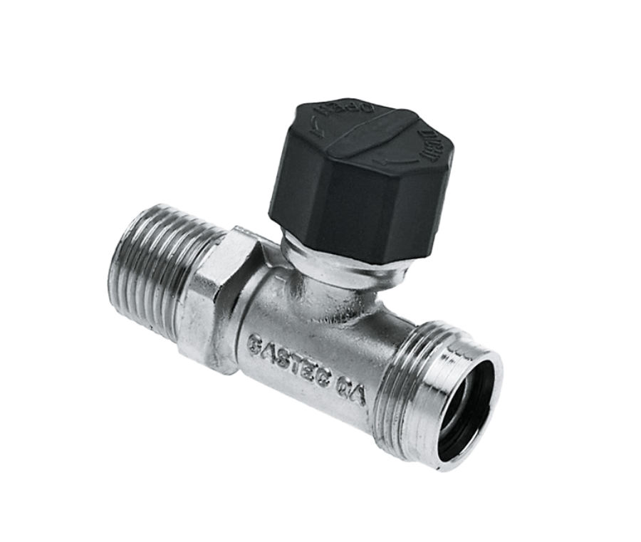 BONFIX gasaansluitkraan recht 1/2" x M24 1st