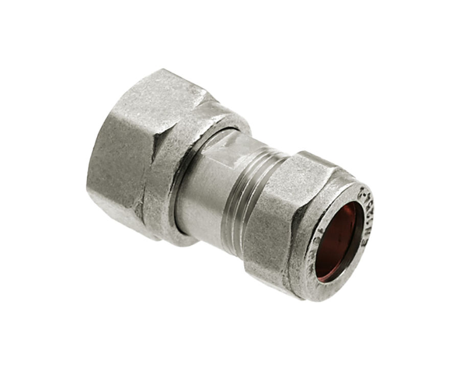 BONFIX chroom gaskoppeling m24 x 15 mm 1st