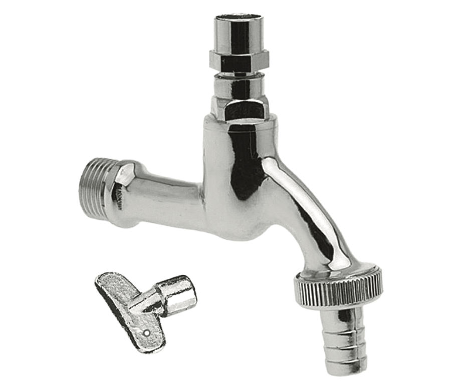 BONFIX tapkraan met slangkoppeling en sleutel 1/2" bu 1st