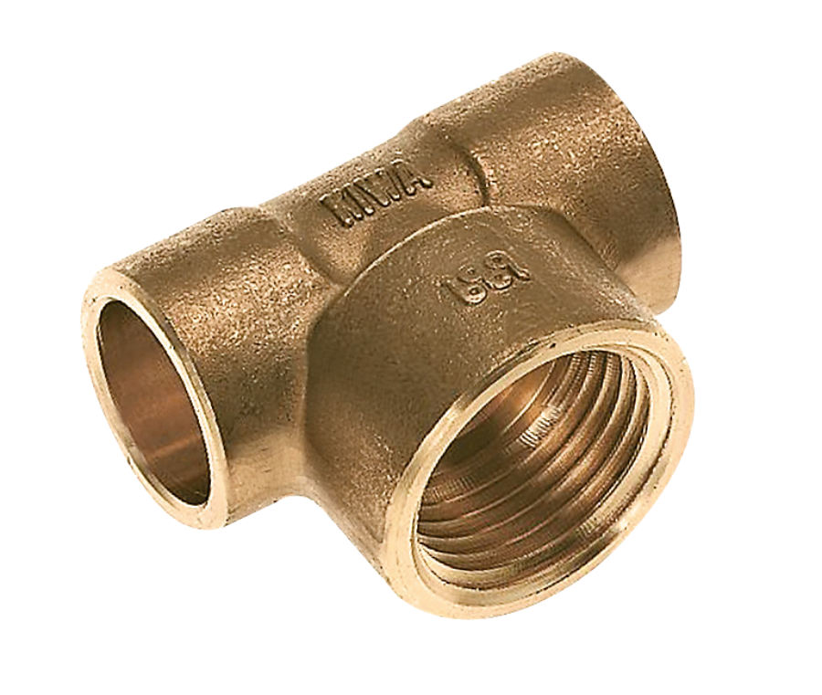 BONFIX soldeer verloop T-stuk 15 x 1/2" bi.dr. x 15 1st