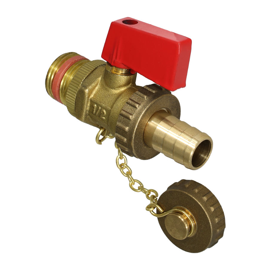 BONFIX vul- en aftapkraan 1/2" inclusief knop 1st