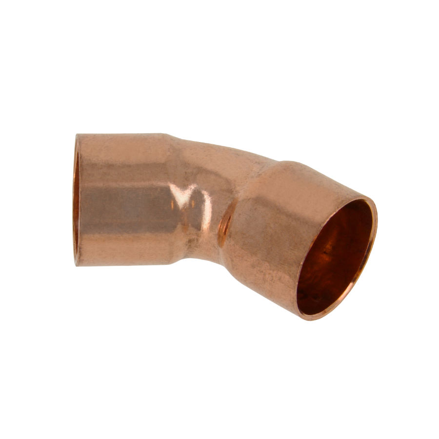 BONFIX soldeer roodkoper bocht 45° 15 x 15 2st