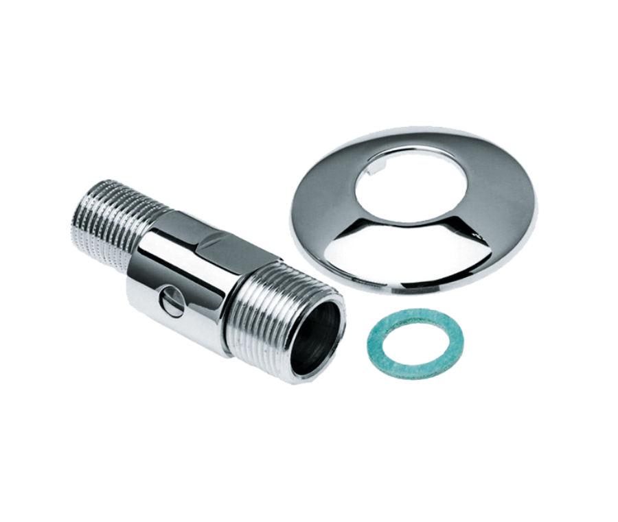 BONFIX S-koppeling afsluitbaar 3/4x1/2+rozet 2stuks
