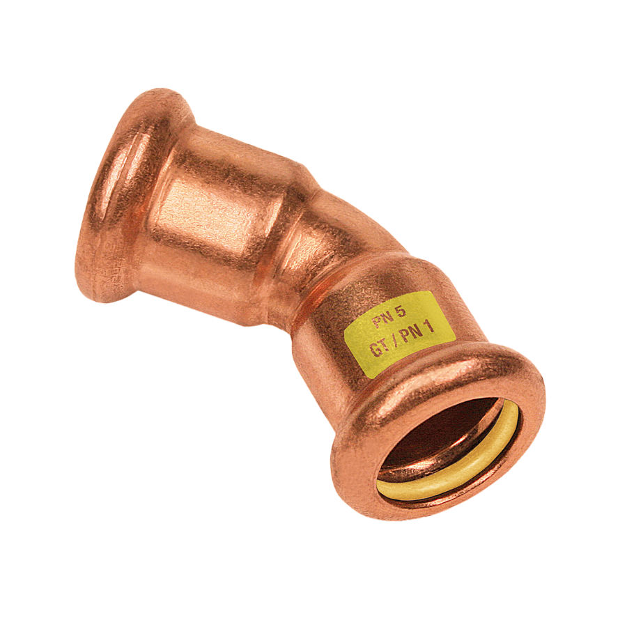 BONFIX M-press RK-gas bocht 45° 22 x 22 mm 1st