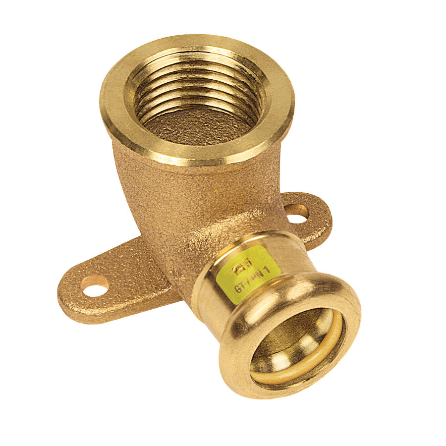 BONFIX M-press RK-gas muurplaat 1/2" bi.dr. x 15 mm 1st