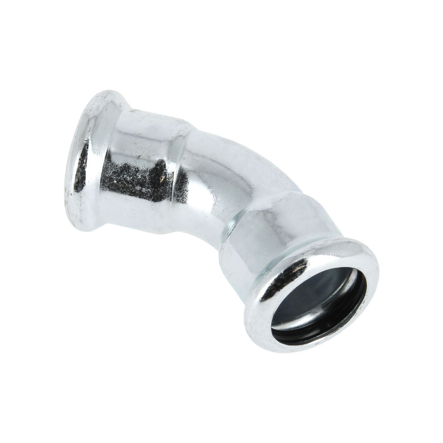BONFIX M-press C-staal cv bocht 45° 28 x 28 mm 1st