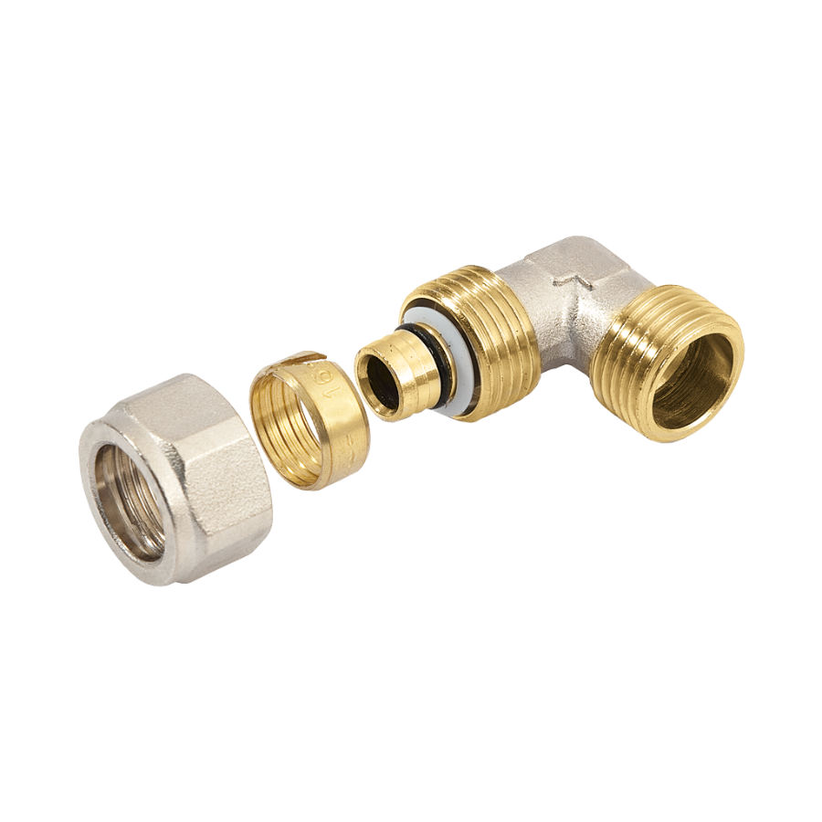 BONFIX Alu-knel Knie 1/2 buitendraad x 16 1st