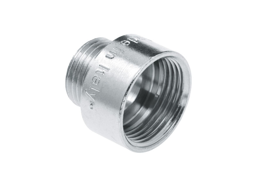 BONFIX Neusstuk 1/2" x 3/8" chroom 1st