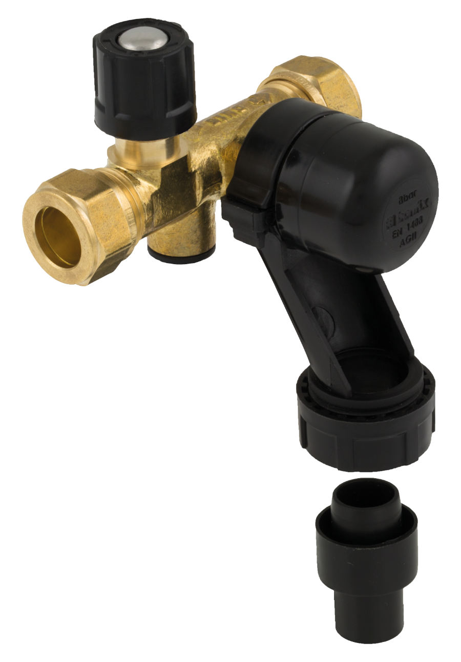 BONFIX Inlaatcombinatie 15 mm knel - 8 bar 1st.
