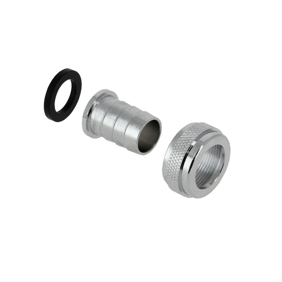 BONFIX Slangkoppeling verchroomd 1/2" aansluiting 1st.