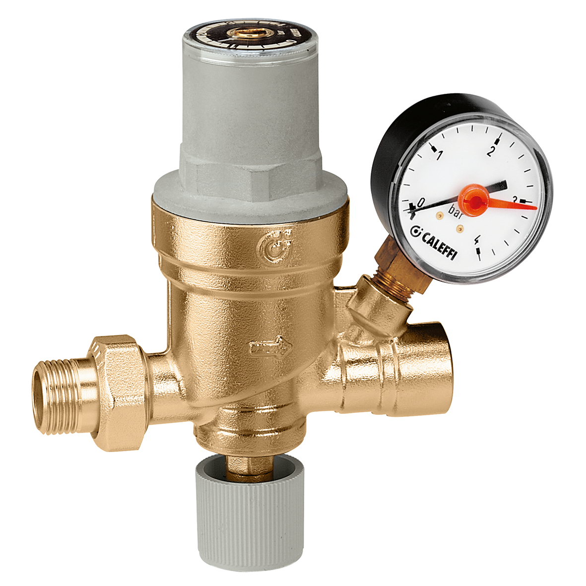 Caleffi Vulcombinatie 1/2" + Manometeraansluiting