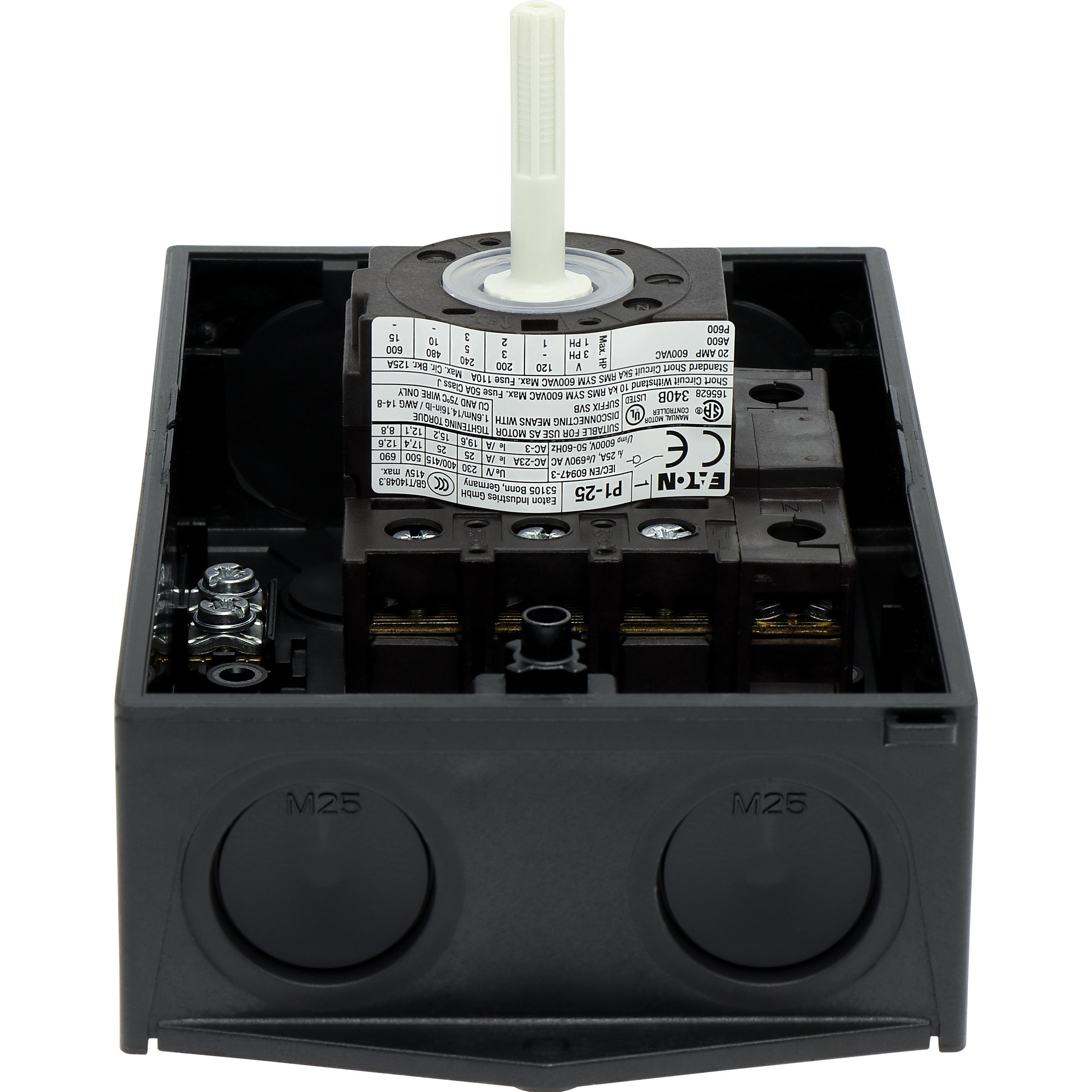 Eaton Werkschakelaar 25A 4P Opbouw Front: Ip65 - Afbeelding 5