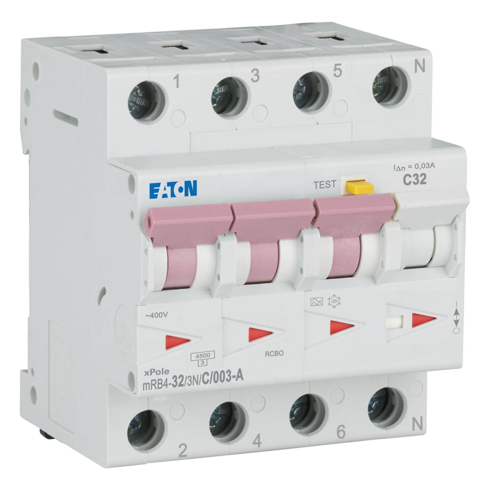 Eaton Aardlekautomaat C32A 3P+N 30Ma 4.5Ka - Afbeelding 6